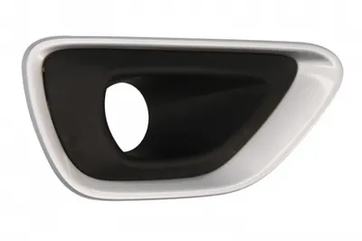 Grila bara fata dreapta cu locas proiectoare, aluminiu negru JEEP GRAND CHEROKEE 4 IV WK2 intre 2013-2016