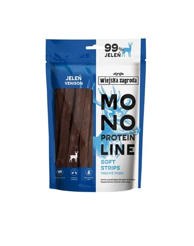 WIEJSKA ZAGRODA benzi moi monoproteice cu cerb pentru câini 100 g