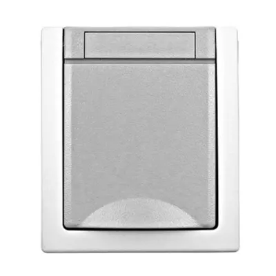 Priză cu pin PE şi prot copii, 16A, PT, cleme elastice, IP54