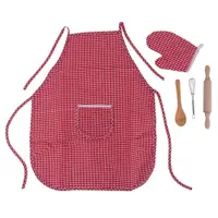 Set de joaca Home and Kitchen tacamuri patiserie cu sort si manusa