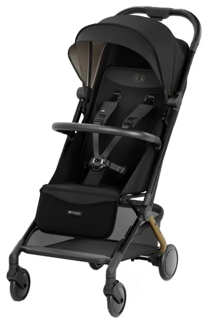 Cărucior de vară pentru bebeluși KinderKraft - Pilot 2, Midnight Black