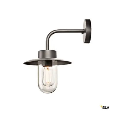 MOLAT E27,antracit,60W,IP44lampa de perete, Ext.