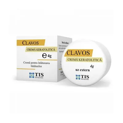 Crema keratolitica Clavos, 4 g, Tis Farmaceutic