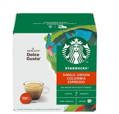 Capsule de cafea STARBUCKS - Single-Origin Colombia, 12 băuturi