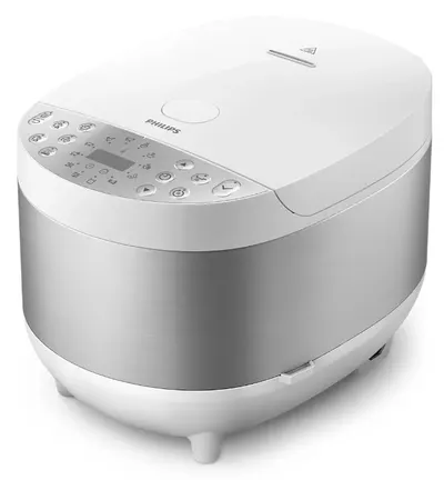 Multicooker Philips - All in One, HD4713/40, 1300W, 60 de programe, alb