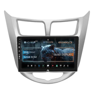Navigatie Hyundai Accent (2011-2016), Android, P-Octacore 2GB RAM + 32GB ROM, 9 Inch - AD-BGP9002+AD-BGRKIT212