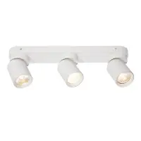 Aplica LED de tavan, 3 spoturi reglabile, putere 35W, alb mat