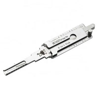 Decodor unealta auto Lishi Original HU162T(8) / VAG2015 – 2-in-1 Pick Decoder pentru contact, usi si portbagaj, compatibil cu VW, Audi 2015+