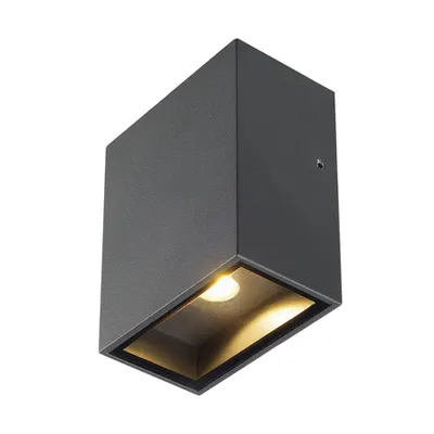 Corp iluminat de perete, aplica, lumini BIG QUAD perete, antracit