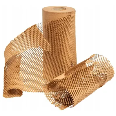 Rolă hârtie kraft fagure 50cm x 50m - maro - Default Title