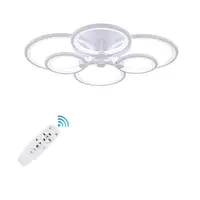 Lustra Led Cercuri 100w cu 6 Brate 3 Culori+ir 830mm X 140mm