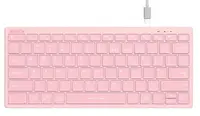 Tastatura A4tech - FStyler FBX51C, wireless, Baby roz