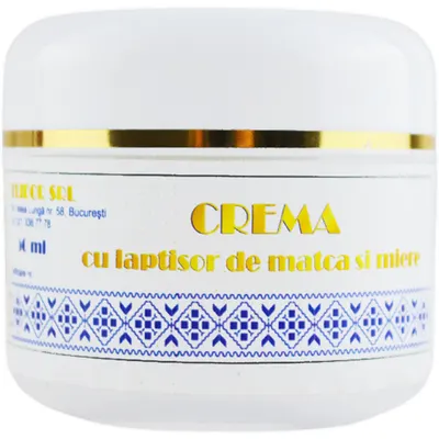 Crema Nutritiva pentru Toate Tipurile de Ten cu Miere si Laptisor de Matca 50g