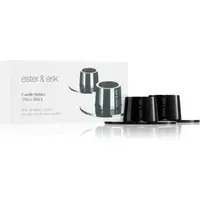 ester & erik accessories shiny black sfeșnic