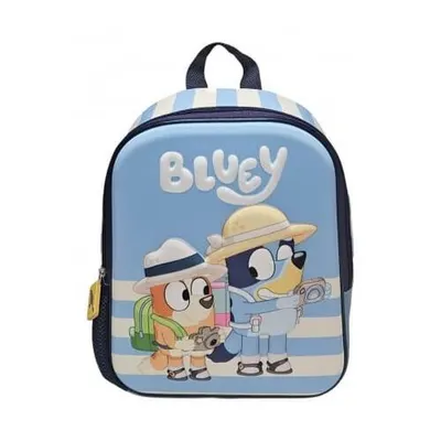 Rucsac 3D, 30x24x12 cm, bretele ajustabile si captusite, Tourist, Bluey