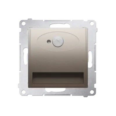 Luminator LED cu senzor de miscare 230V, gold mat metallic