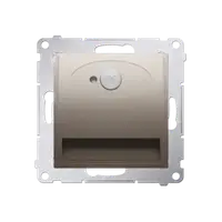 Luminator LED cu senzor de miscare 230V, gold mat metallic