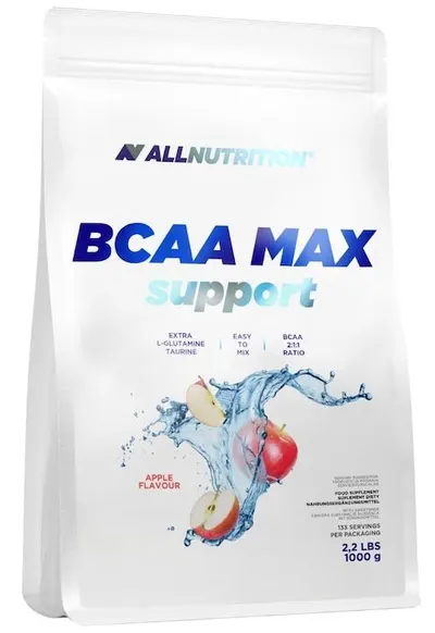 BCAA Max Support, măr, 1 kg, AllNutrition