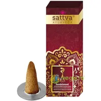 Conuri Parfumate Santal cu Suport 10buc