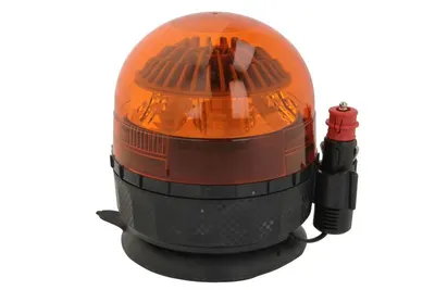 Girofar (portocaliu, 10/30V, LED, 9W, fixare magnetica, nr. programe: 1, bliț dublu; cu cablu priza bricheta)