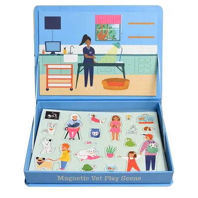 Carte magnetică Rex London - Veterinar, 75 piese