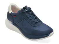 Pantofi sport CALLAGHAN albastri, 61205, din material textil si piele naturala
