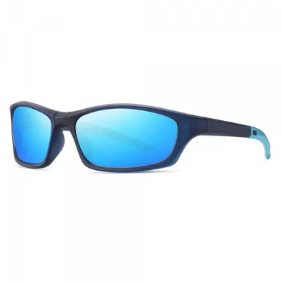 Ochelari De Ciclism Unisex Techsuit 24101, Polarizati, Albastri