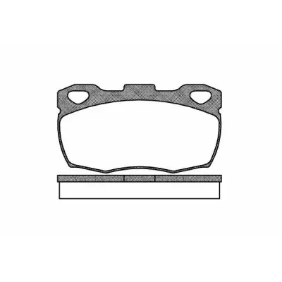 Set placute frana, frana disc REMSA 0266.00