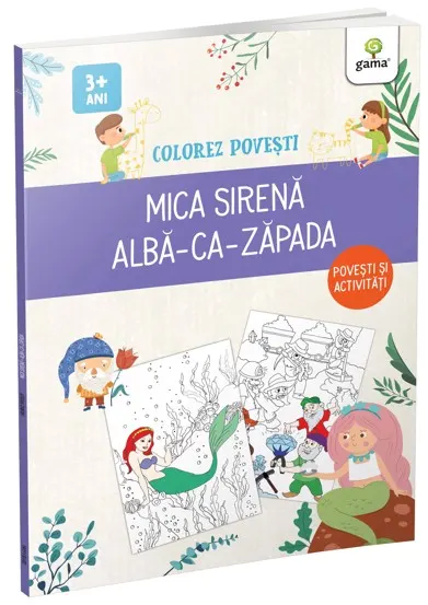 Mica Sirena & Alba ca Zapada/ Colorez povesti