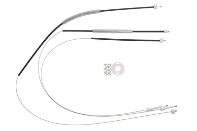 Set reparatie macara geam Fata Dreapta/Stanga potrivit VW CADDY III, CADDY III/MINIVAN, TOURAN 2003-2015 - (Cabluri)