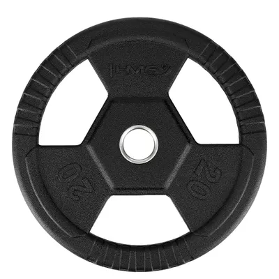 Disc olimpic pentru haltere cu înveliș din cauciuc HMS TOH