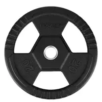Disc olimpic pentru haltere cu înveliș din cauciuc HMS TOH