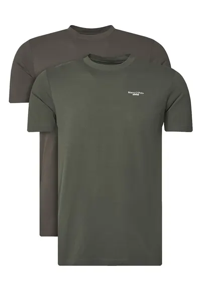 Set tricouri barbatesti Marc O Polo Denim - verde - bumbac