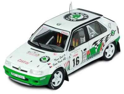 Model de colecție IXO Racing: Automobile - Skoda Felicia Kit Car #16, Rallye Tour de Corse, E.Triner/P.Stanc (1995)