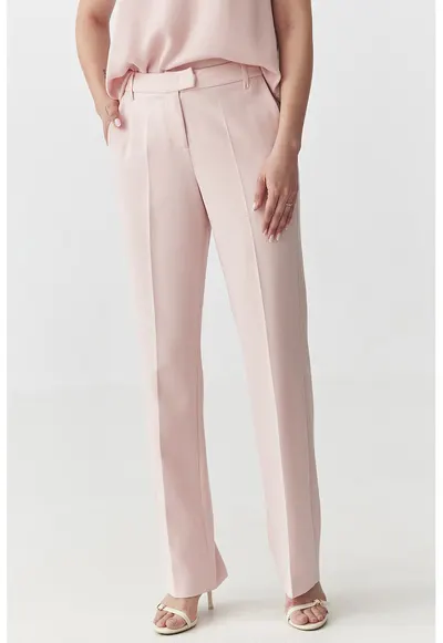 Pantaloni conici Laurania - Roz pal