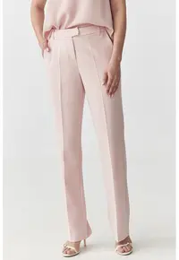Pantaloni conici Laurania - Roz pal