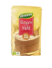 Faina integrala de secara eco, 1kg, Dennree
