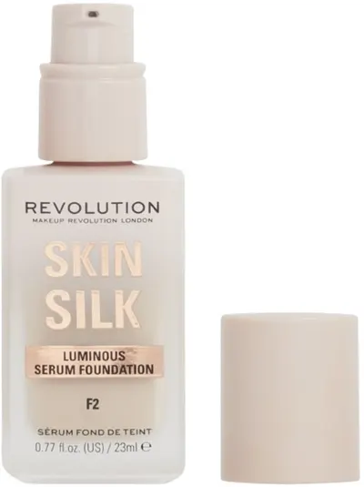 Makeup Revolution fond de ten -ser Skin Silk, F2, 23 ml