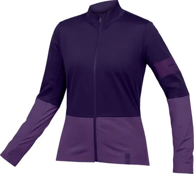 Bluza de ciclism pentru femei Endura FS260 Jetstream bramble