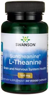 Suntheanine L-Theanine, 100 mg, 60 capsule, Swanson