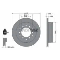 Disc frana TEXTAR 92170103
