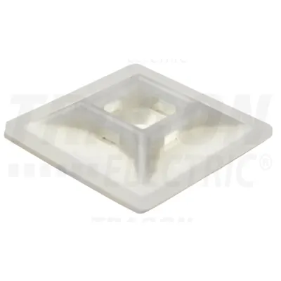 Talpa autoadeziva pt.fasete,4directii de introducere, natur TALP200 19×19mm, d=5mm, PA6.6, 3M