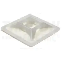 Talpa autoadeziva pt.fasete,4directii de introducere, natur TALP200 19×19mm, d=5mm, PA6.6, 3M