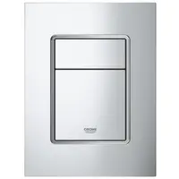 Placa de actionare Grohe Skate Cosmopolitan 37535000, marimea S, dubla actionare, 13 x 17.2 cm, verticala, crom