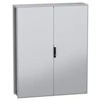 Dulap modular, cu montaj pe pardoseala, PanelSeT SFN, din otel decarbonizat(verde), 2000x1600x400mm, IP55, 2 usi