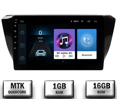Navigatie Superb 3 (2015+), Android, P-Quadcore 1GB RAM + 16GB ROM, 10.1 Inch - AD-BGP10001+AD-BGRKIT034