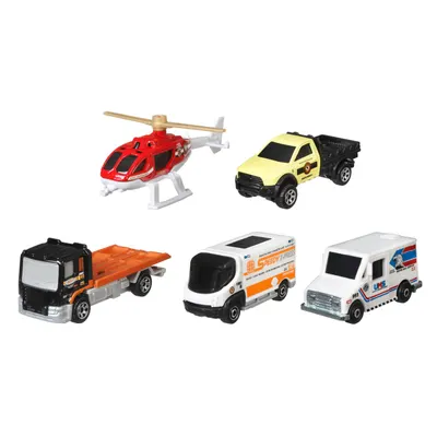 Set 5 masini metalice - City Adventure II