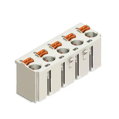 1-conductor female plug; direct marking; 2.5 mm²; Pin spacing 7.5 mm; 2-pole; 2,50 mm²; light gray