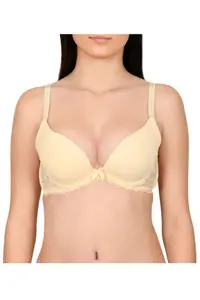 Sutien cu decolteu adanc, Lemila, bej (Marime cupa: 80B)