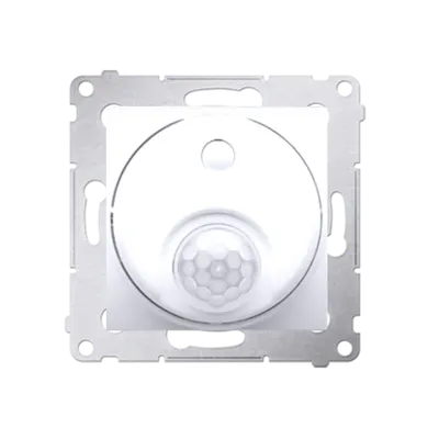 Intrerupator cu releu si senzor de miscare, cu protectie impotriva accesului neautorizat necesita instalatie 3 fire, alb